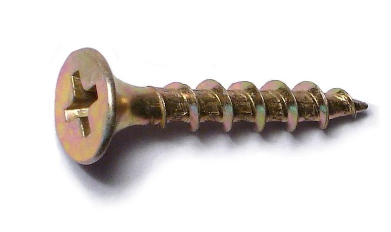 6R162DPB0Y 6(CRS) X 1 5/8 PH BUGLE D/W SCREW  ZN-YELLOW